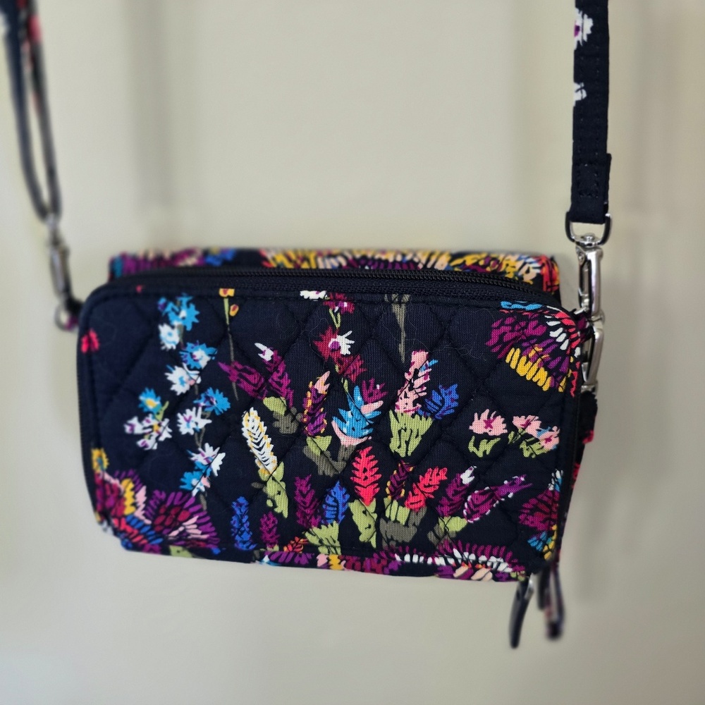 Vera Bradley Small Blue and Purple Wallet